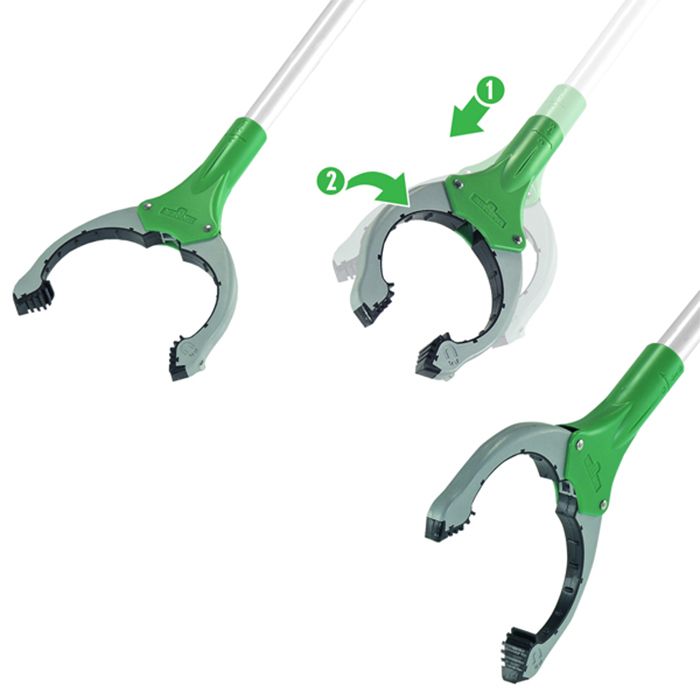 Detail van de rubberen grijpkop van de NiftyNabber trigger grip