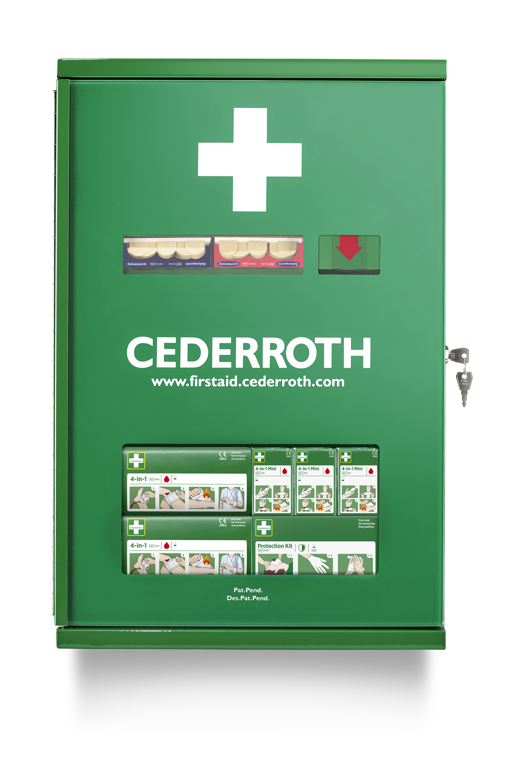 VSI Cederroth First Aid - Cabinet, double door