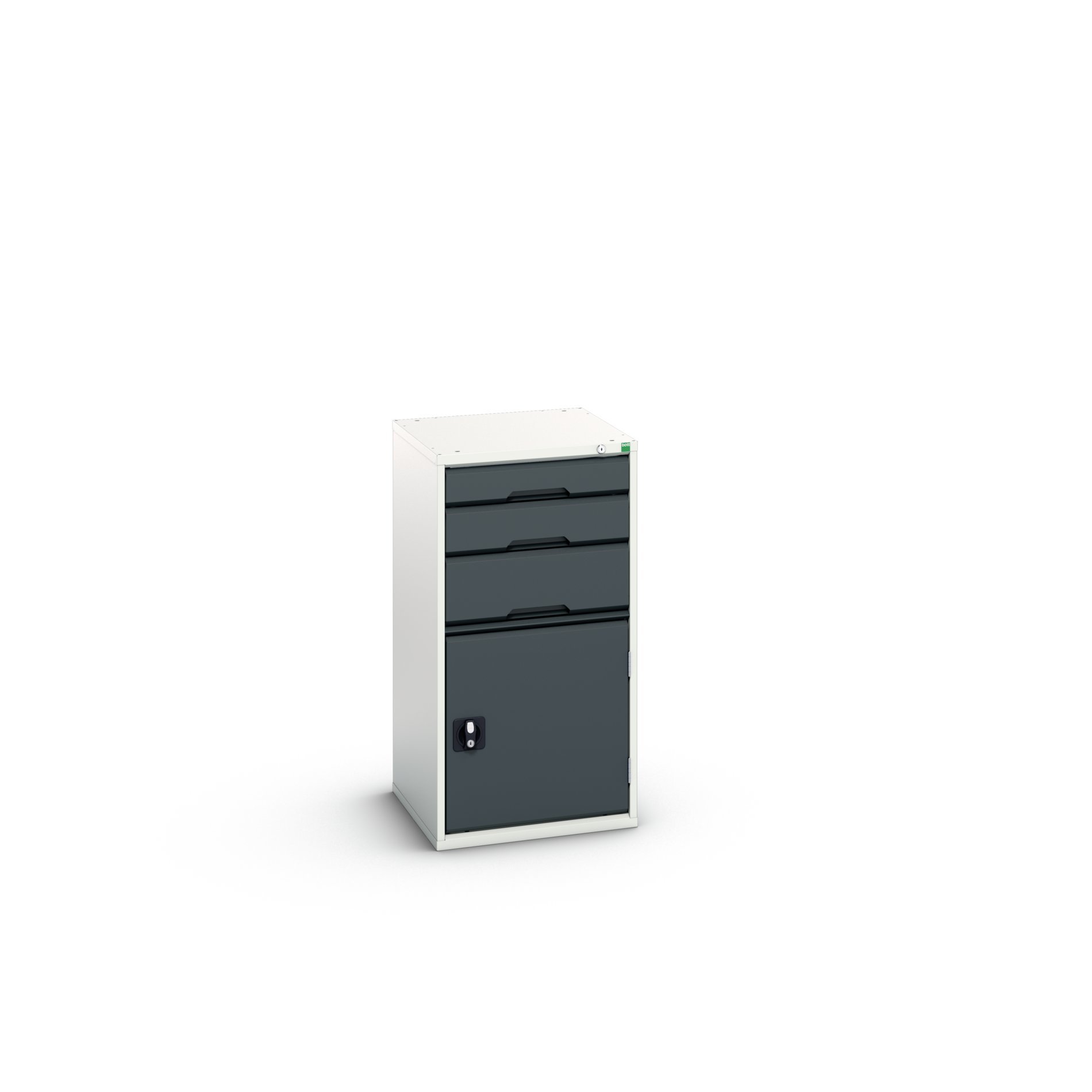 VSI - Bott Verso schuifladenkast 525x550x1000mm 3 laden 1 deur