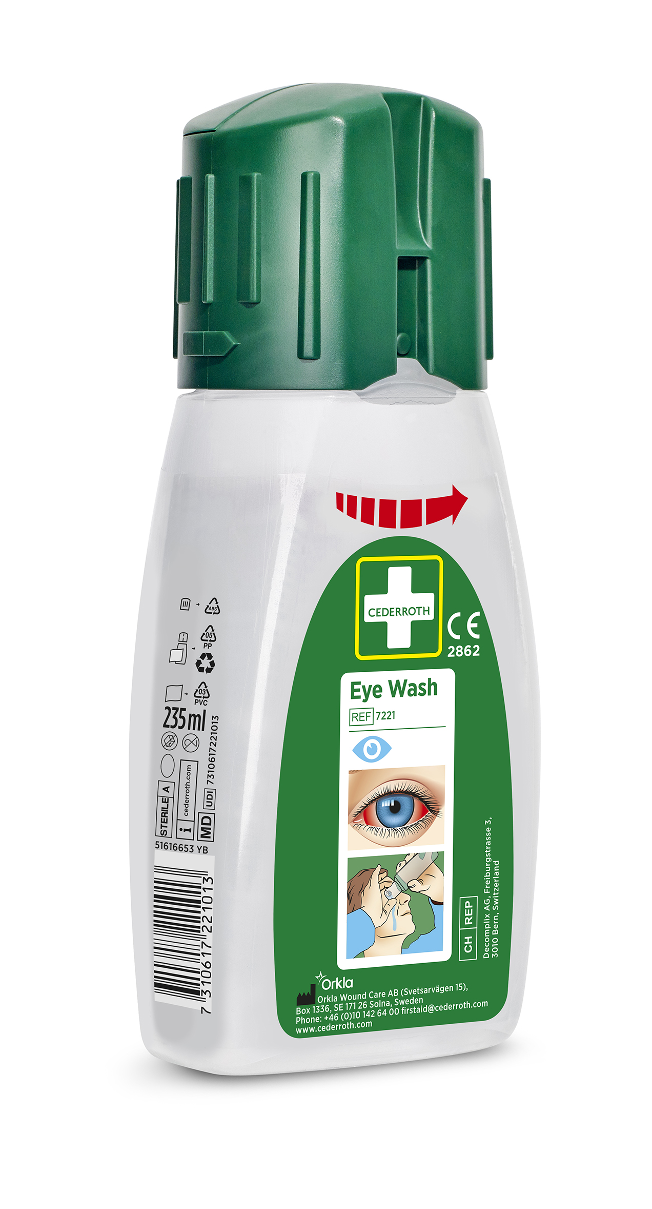VSI Cederroth Eyewash - Pocket model
