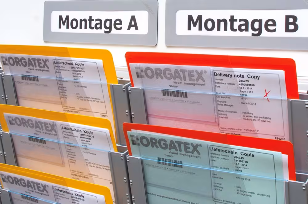 VSI Orgatex Kanban - Systeembox A4