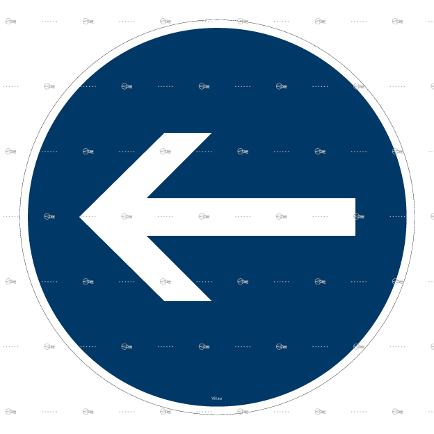 VSI Vinylstickers- Gebodspictogrammen