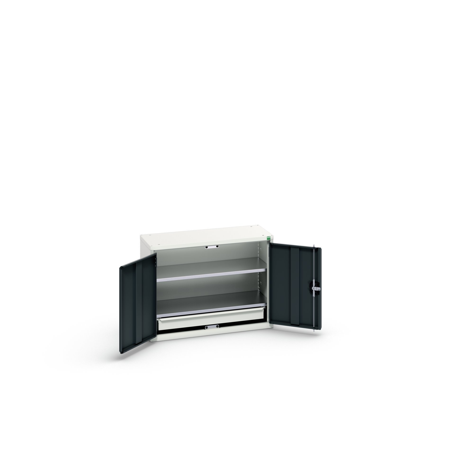 VSI - Bott Verso eco wandkast 800x350x600mm 2 legborden 1 lade