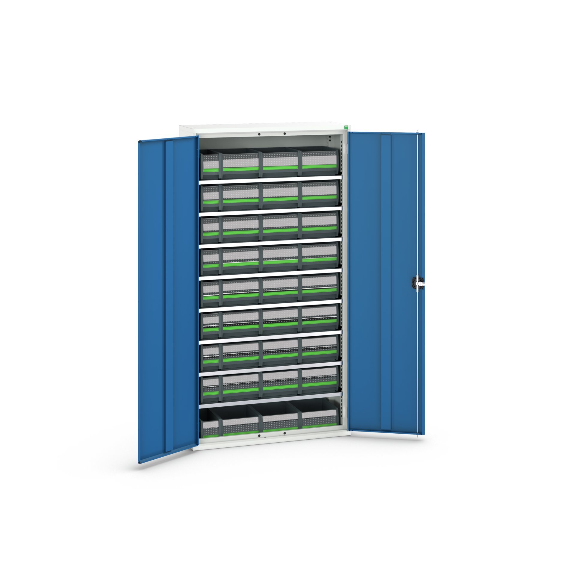 VSI - Bott Verso magazijnkast 8 legborden en 36 bottBoxen