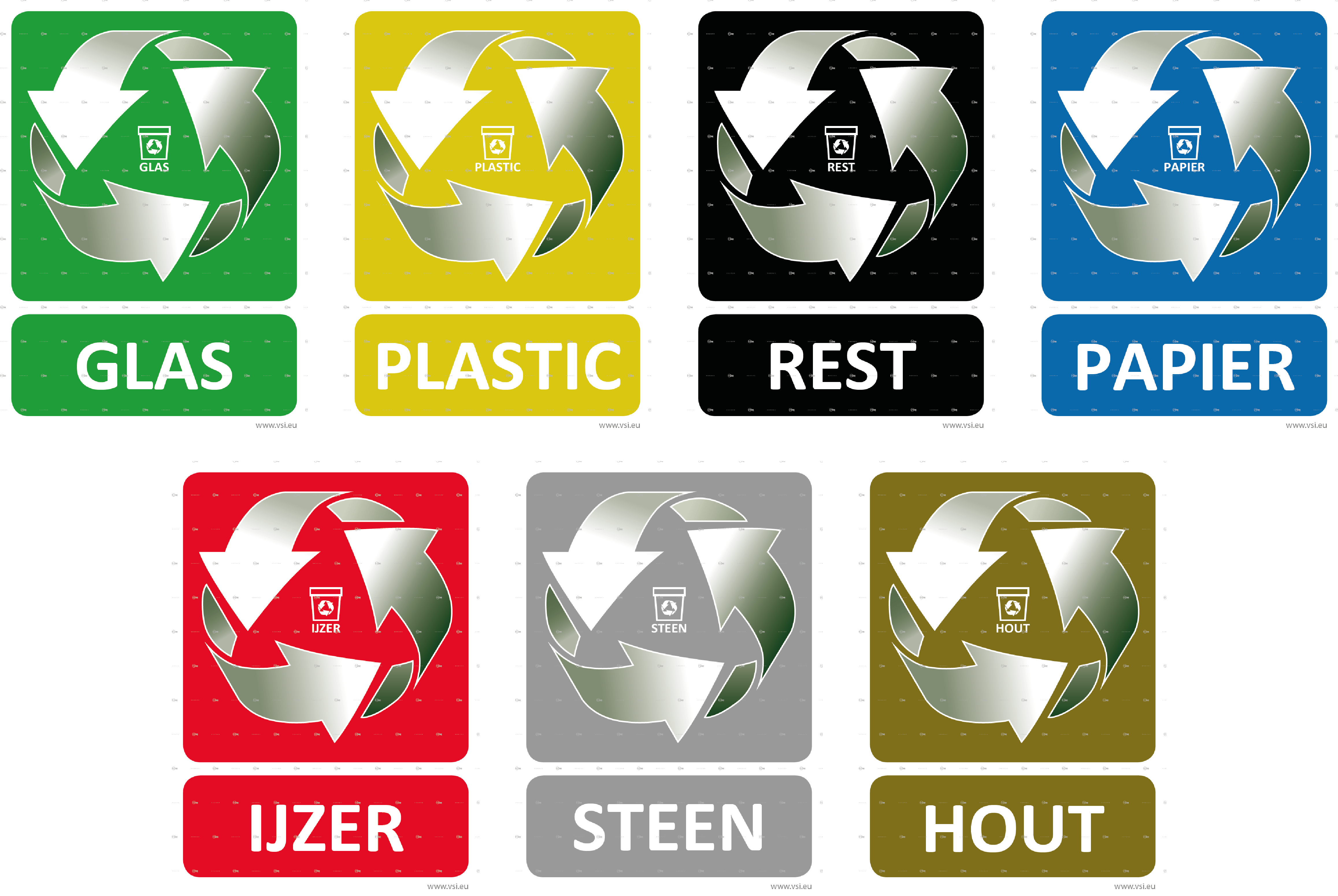 VSI - Recycle stickers