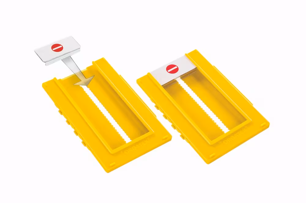 VSI Orgatex Kanban - Systeembox Blokkeer label