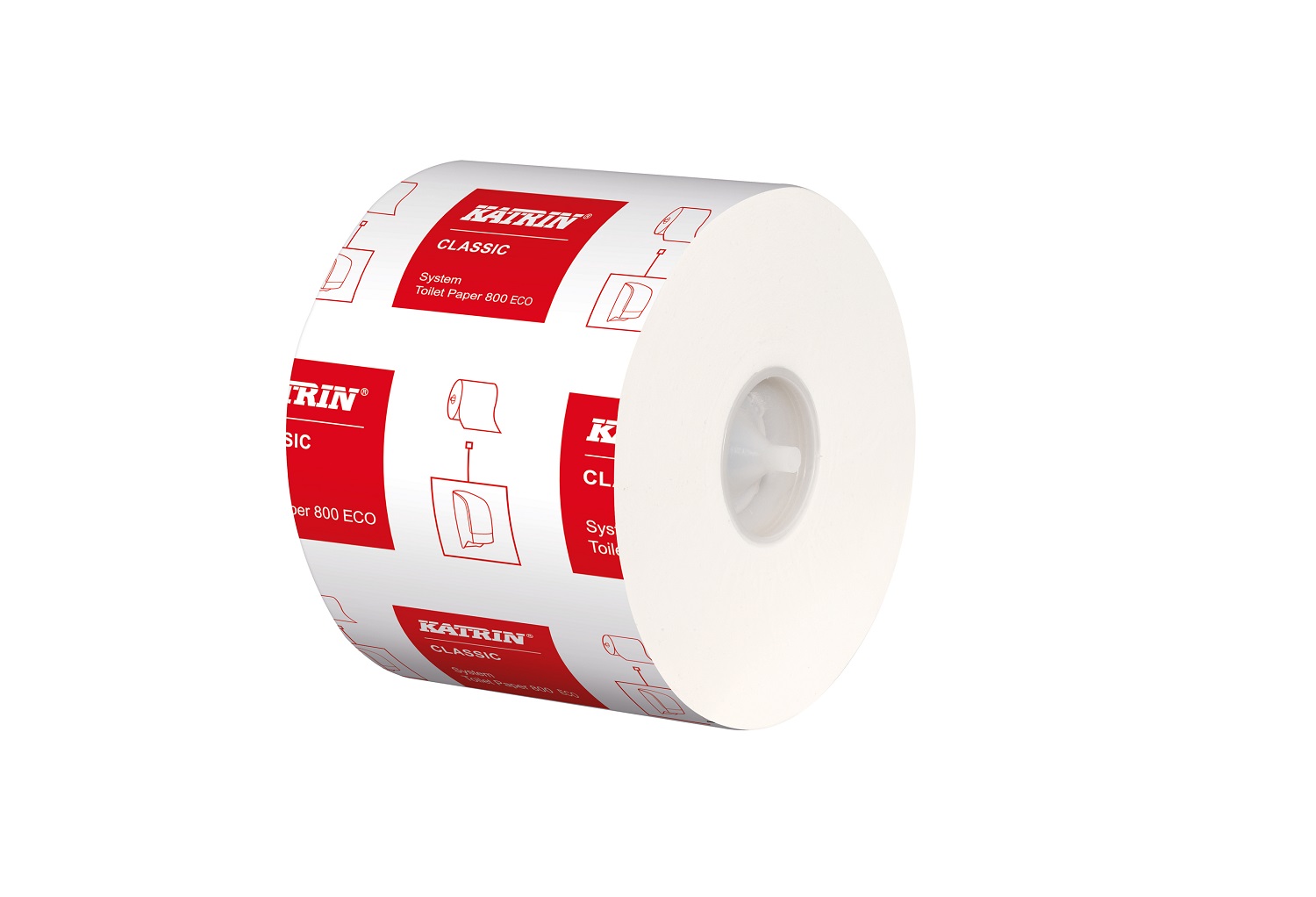 Soft and tear-resistant Katrin toilet rolls for high-traffic areas