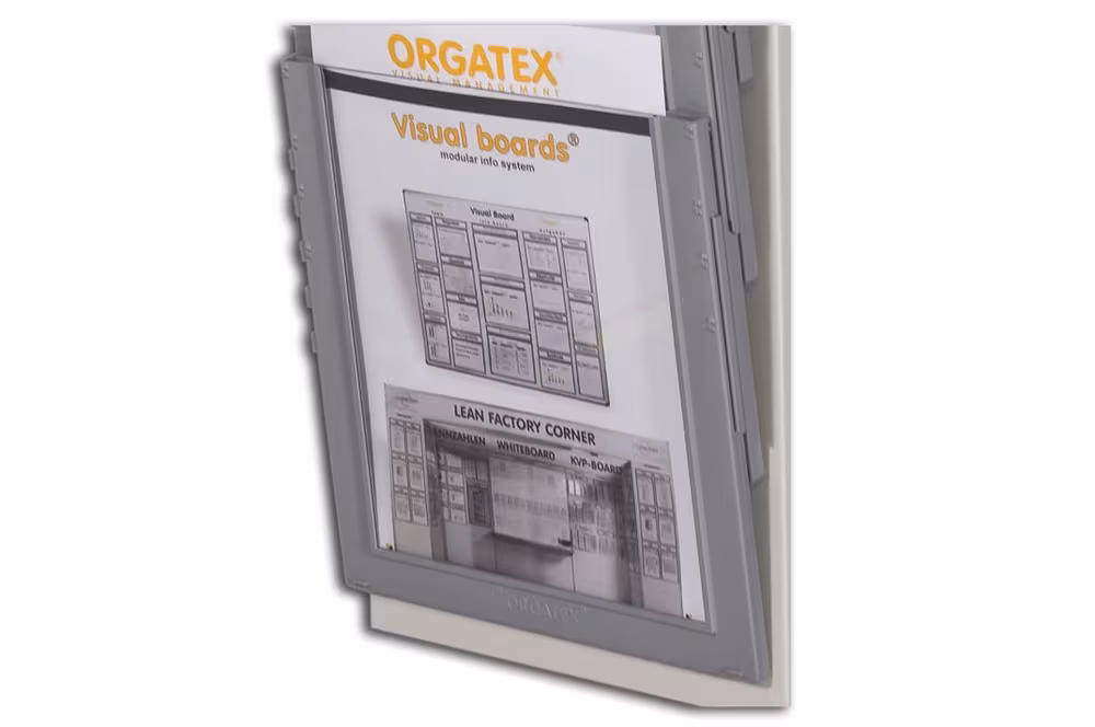 VSI Orgatex Kanban - Systeembox A4 Transparante cover